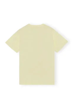 Discount GANNI Logo T-Shirt Flan