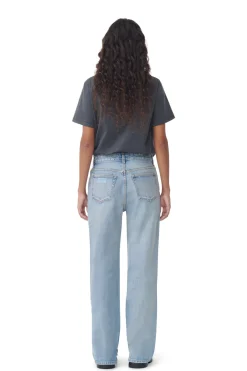 Cheap GANNI Lovy Jeans Light Blue Vintage
