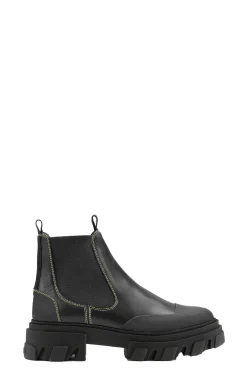 Fashion GANNI Low Chelsea Boots Black