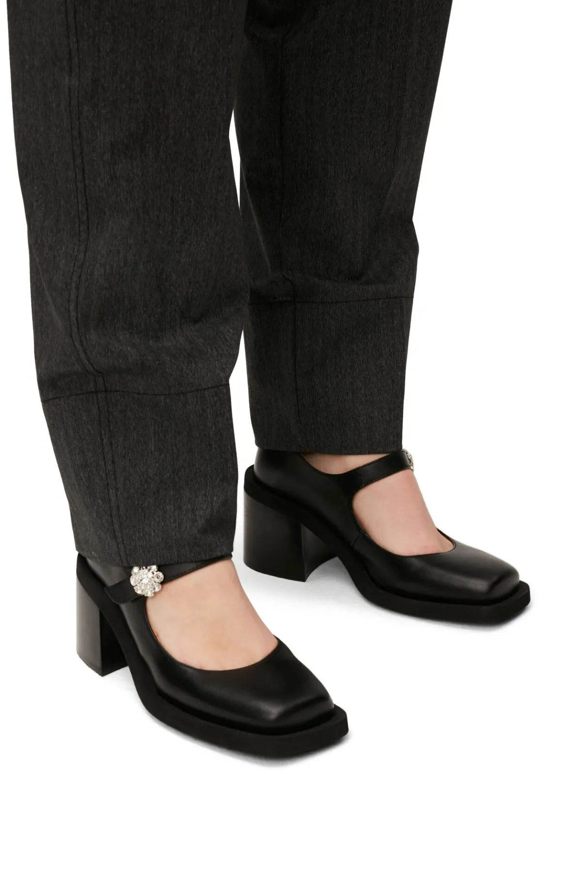 Best GANNI Mary Jane Pumps Black