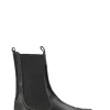 Shop GANNI Mid Chelsea Boots Black