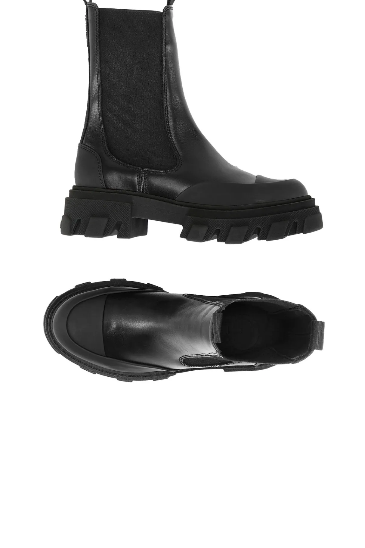 Clearance GANNI Mid Chelsea Boots Black