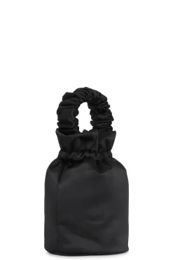 Clearance GANNI Occasion Occasion Ruched Top Handle Bag Black