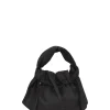 New GANNI Occasion Top Handle Knot Bag Black
