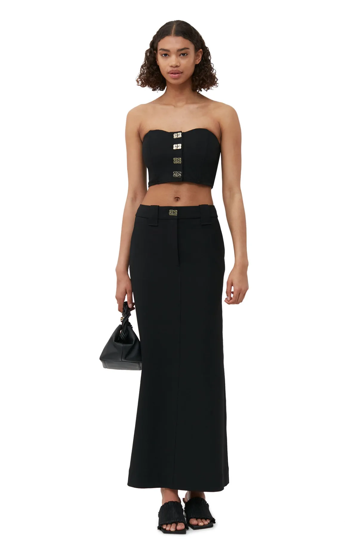 Best GANNI Ohoskin Bou Bag Black