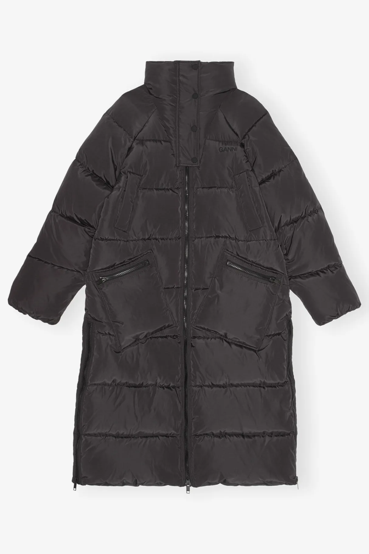 Flash Sale GANNI Oversized Tech Puffer Coat Phantom