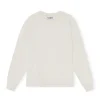 Discount GANNI Pullover Sweatshirt Egret
