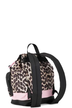 Best GANNI Recycled Mini Backpack Leopard