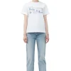 Outlet GANNI Relaxed Fun T-Shirt Bright White