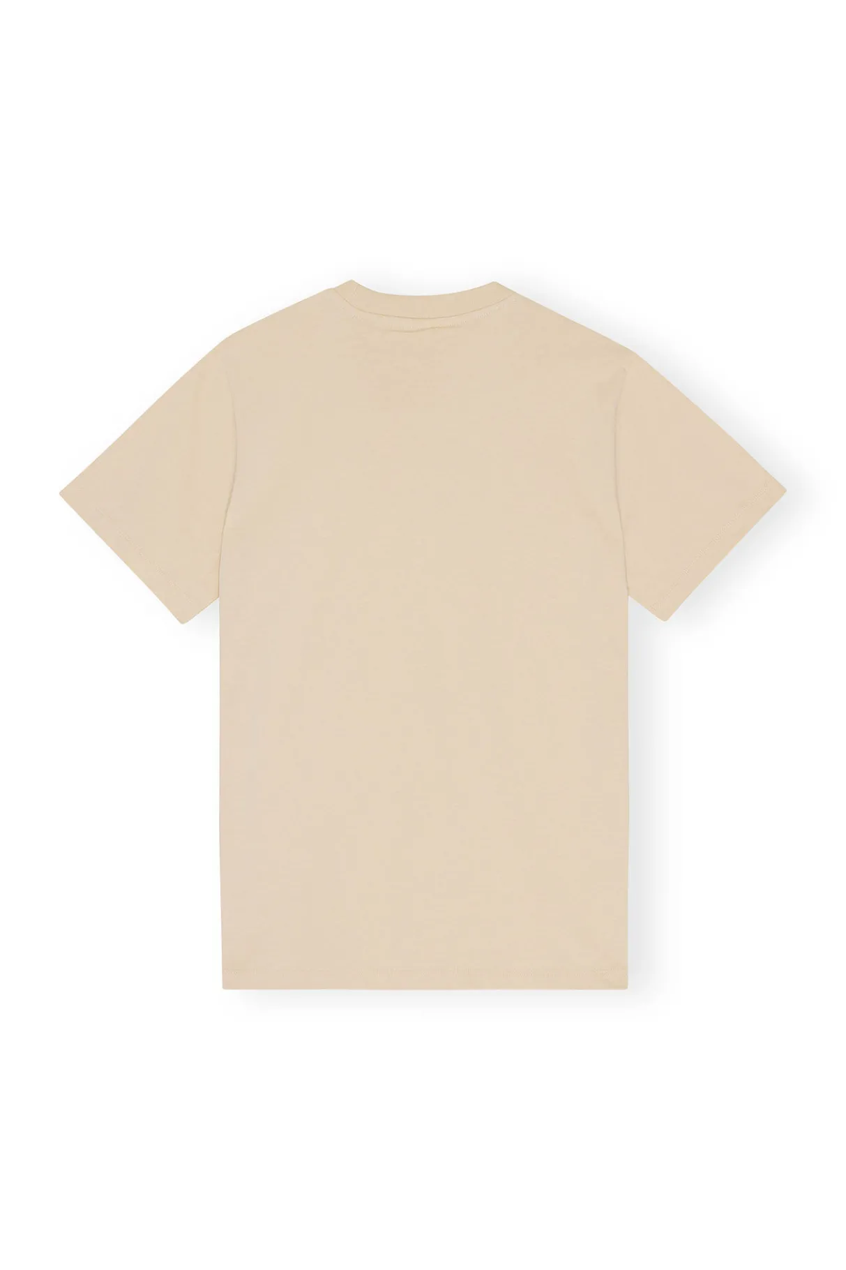 Clearance GANNI Relaxed T-Shirt Pale Khaki