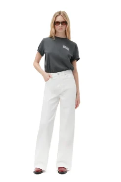 Cheap GANNI Relaxed Loveclub T-Shirt Volcanic Ash