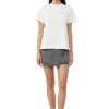 Shop GANNI Relaxed Nightclub T-Shirt Egret