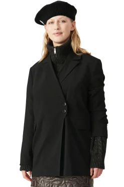 Cheap GANNI Relaxed Suit Blazer Black