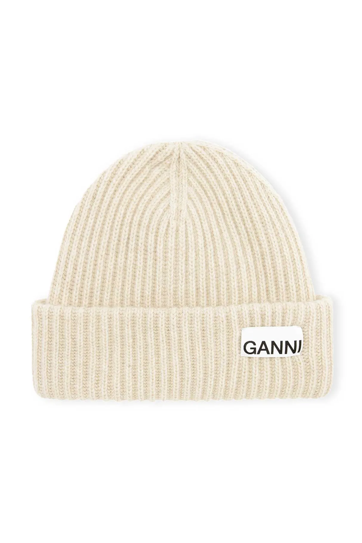 Hot GANNI Rib Knit Acc Beanie Brazilian Sand