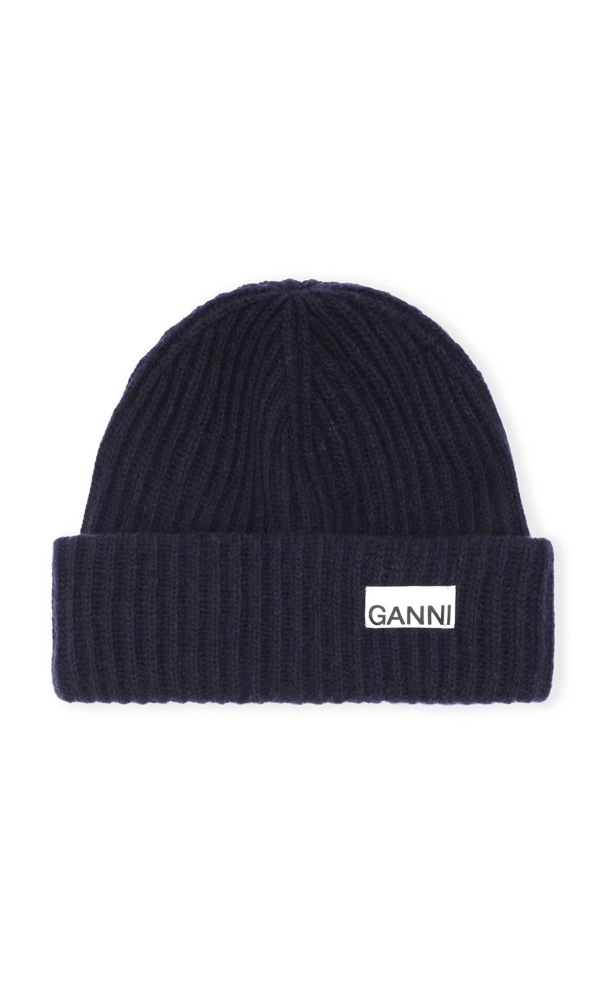 Online GANNI Rib Knit Accessories Beanie Sky Captain