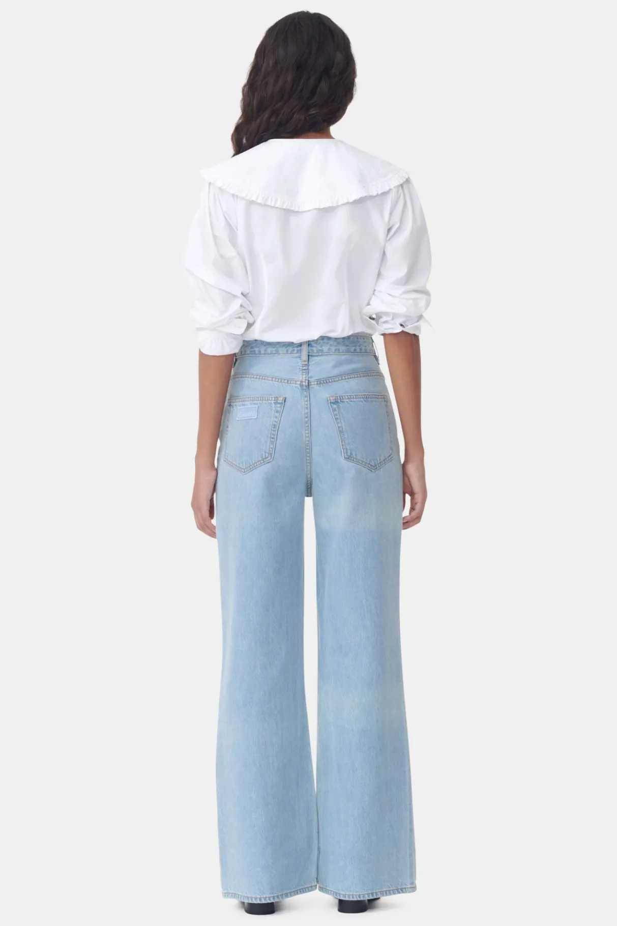Online GANNI Rigid Denim Rigid Denim Magny Light Blue Stone