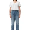Discount GANNI Rigid Denim Swigy Mid Blue Vintage