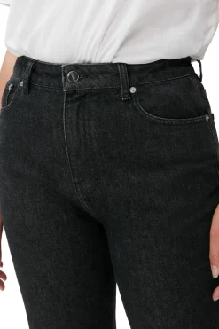 Cheap GANNI Rigid Denim Swigy Black/White Stone