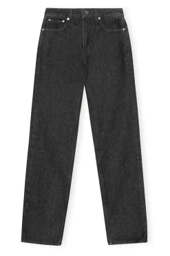 Cheap GANNI Rigid Denim Swigy Black/White Stone