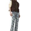 Outlet GANNI Ripstop Quilt Reversible Vest Mole