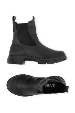 Flash Sale GANNI Rubber City Boots Black
