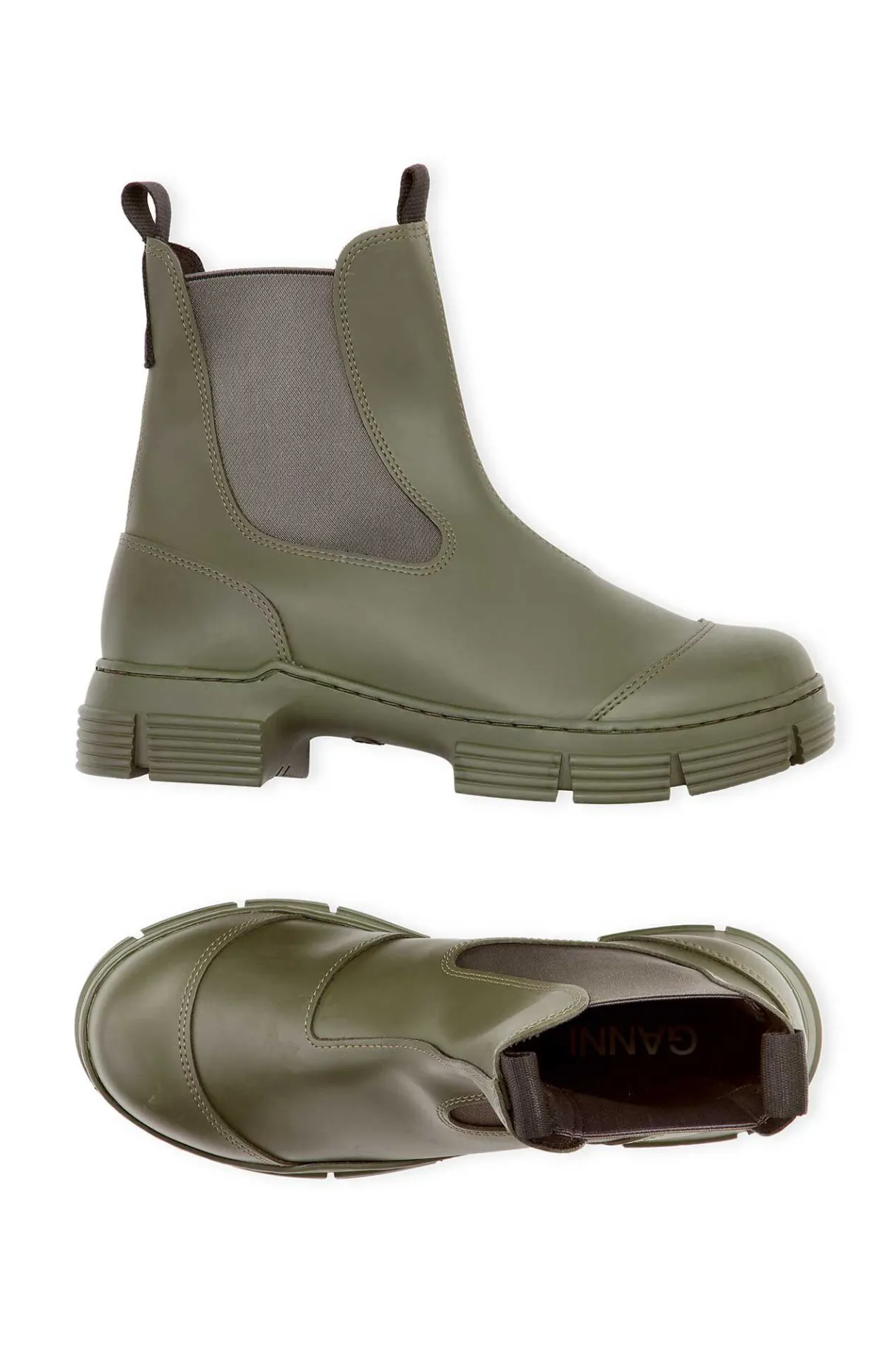Hot GANNI Rubber City Boots Kalamata