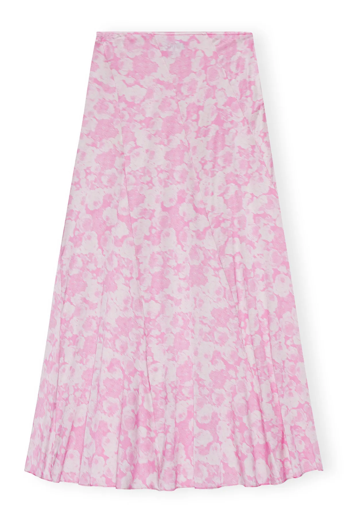 Flash Sale GANNI Silk Stretch Satin Maxi Skirt Bonbon