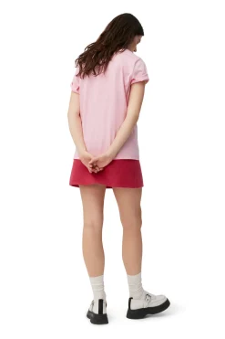 Hot GANNI Smiley T-Shirt Lilac Sachet