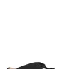 New GANNI Soft Bow Kitten Heel Sandals Black