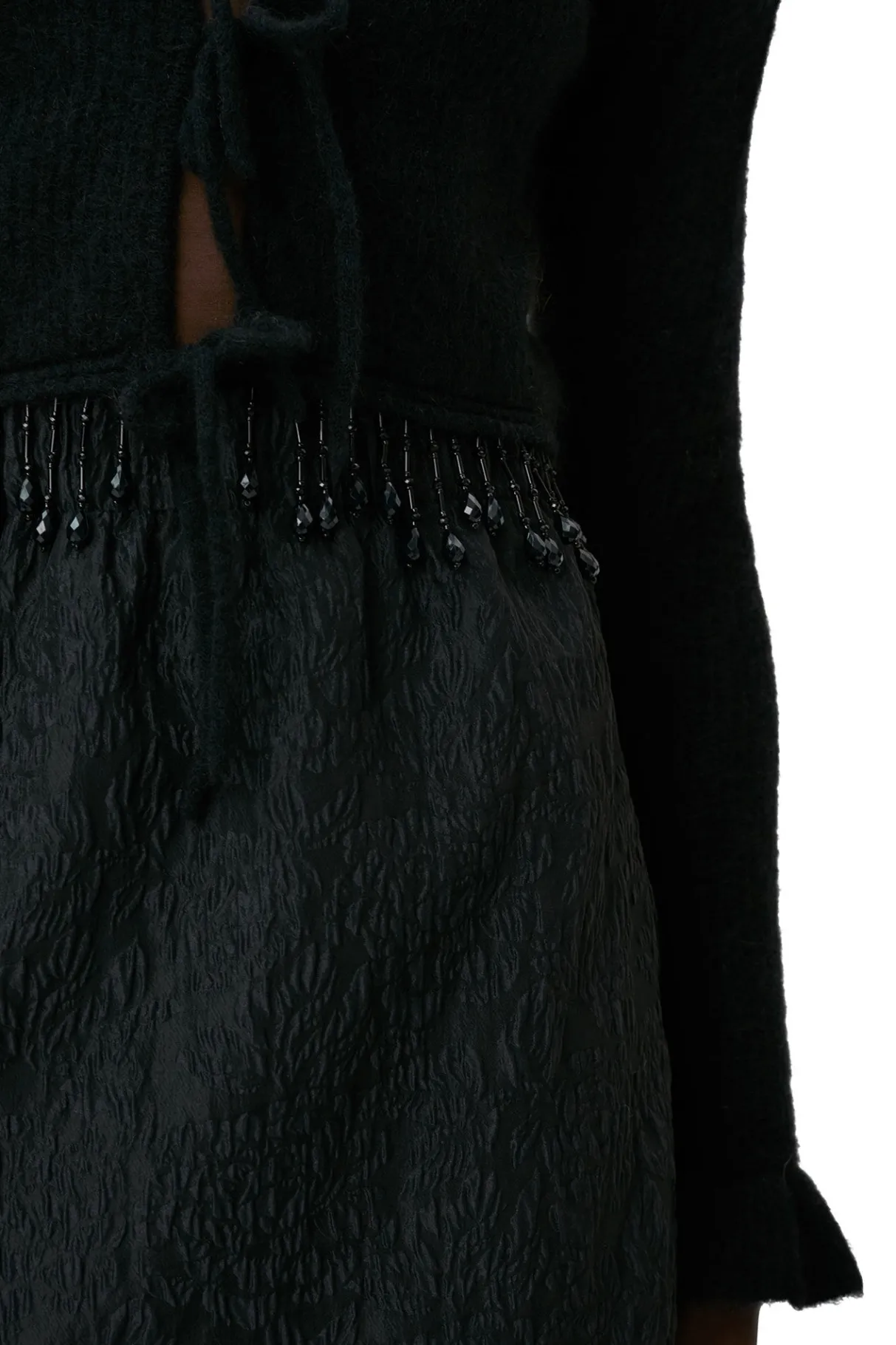 Discount GANNI Soft Wool Bolero Black