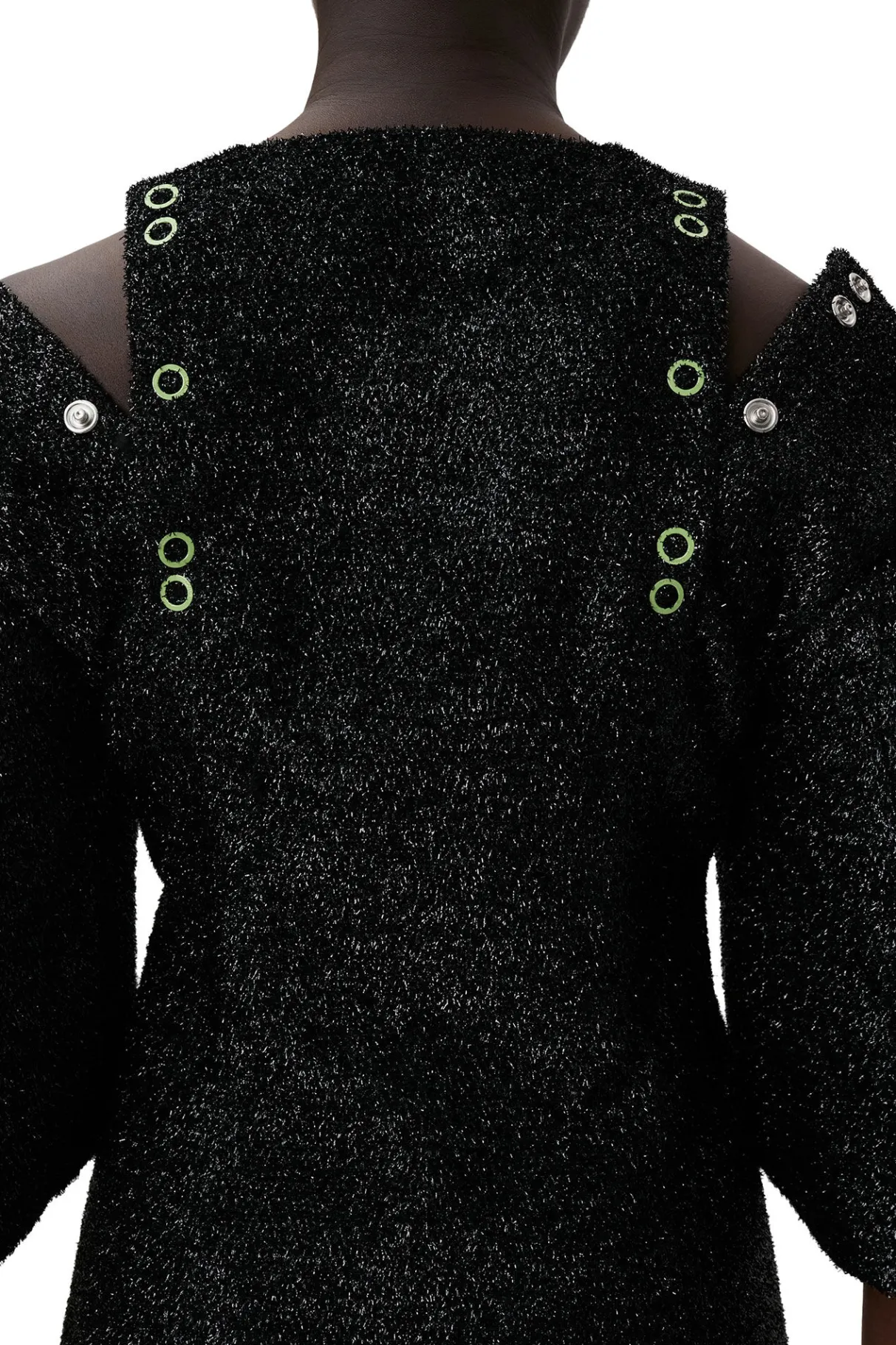Best Sale GANNI Sparkle Mini Dress Black