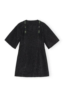 Best Sale GANNI Sparkle Mini Dress Black