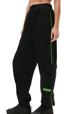 Cheap GANNI Sporty Jersey Loose Pants Black