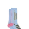 Clearance GANNI Sporty Socks Brunnera Blue