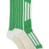 Shop GANNI Sporty Socks Kelly Green