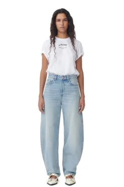 Store GANNI Stary Jeans Light Blue Vintage
