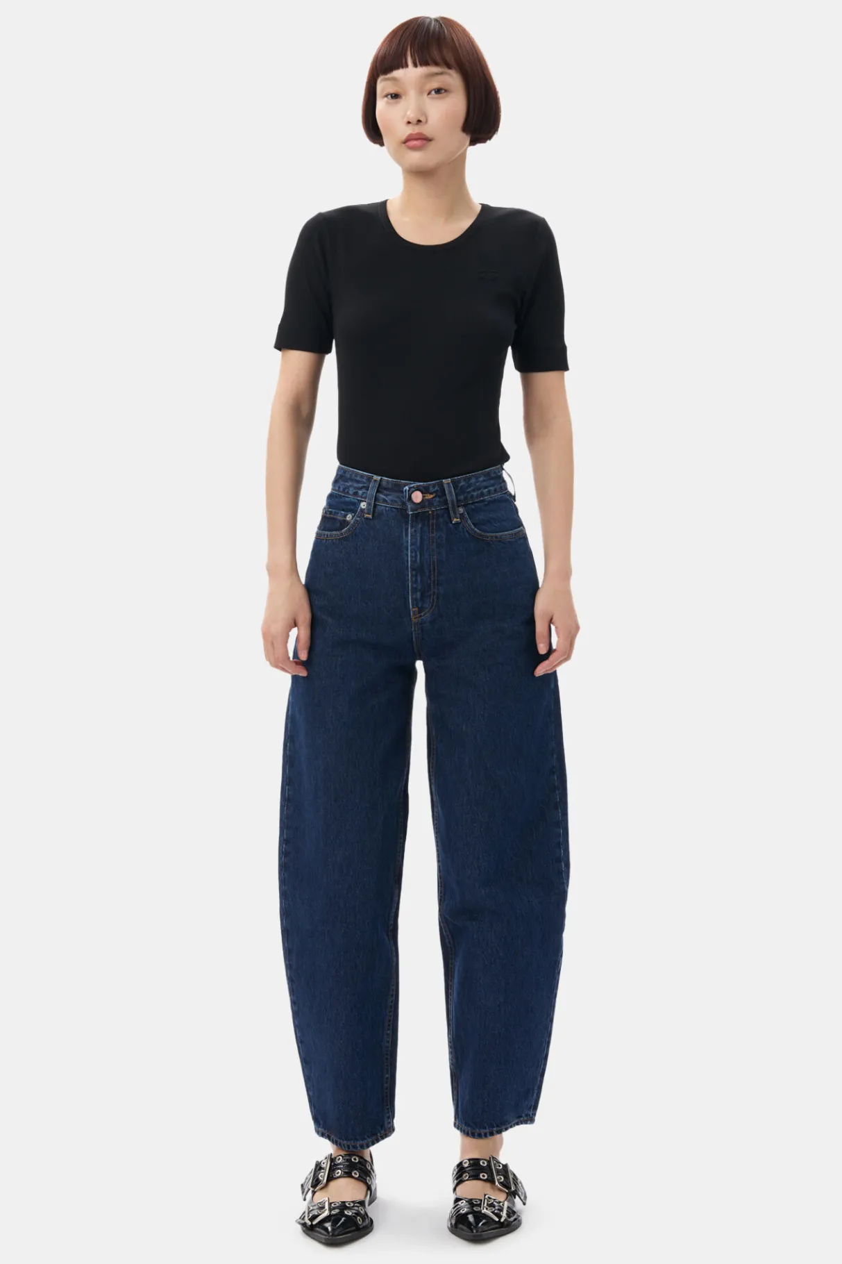 Cheap GANNI Stary Jeans Dark Blue Stone