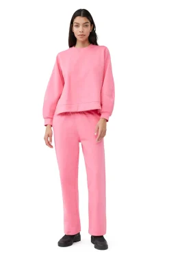 Shop GANNI Sweatpants Sugar Plum