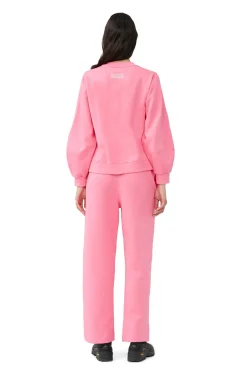Shop GANNI Sweatpants Sugar Plum