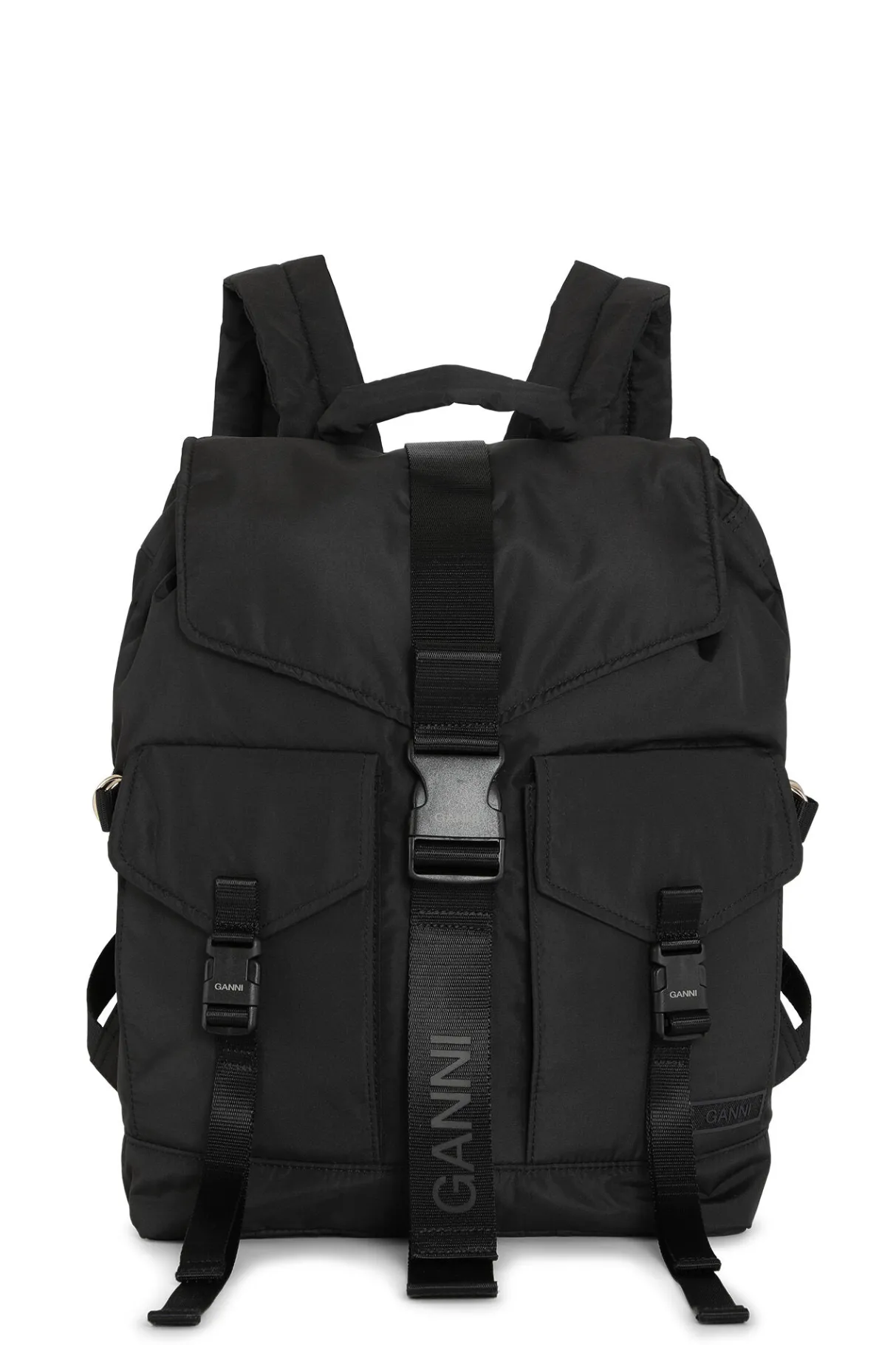 Sale GANNI Tech Backpack Black