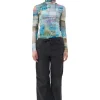 Hot GANNI Washed Cotton Canvas Drawstring Pants Phantom