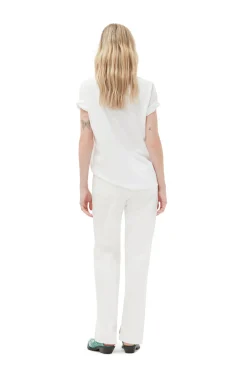 Cheap GANNI White Lovy Jeans Bright White