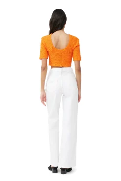 Best Sale GANNI White Magny Jeans Bright White
