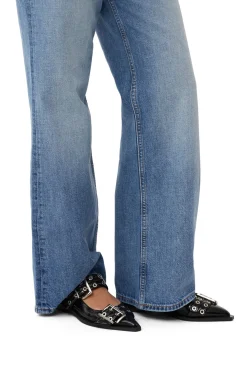 Flash Sale GANNI Wide Welt Buckle Ballerinas Black