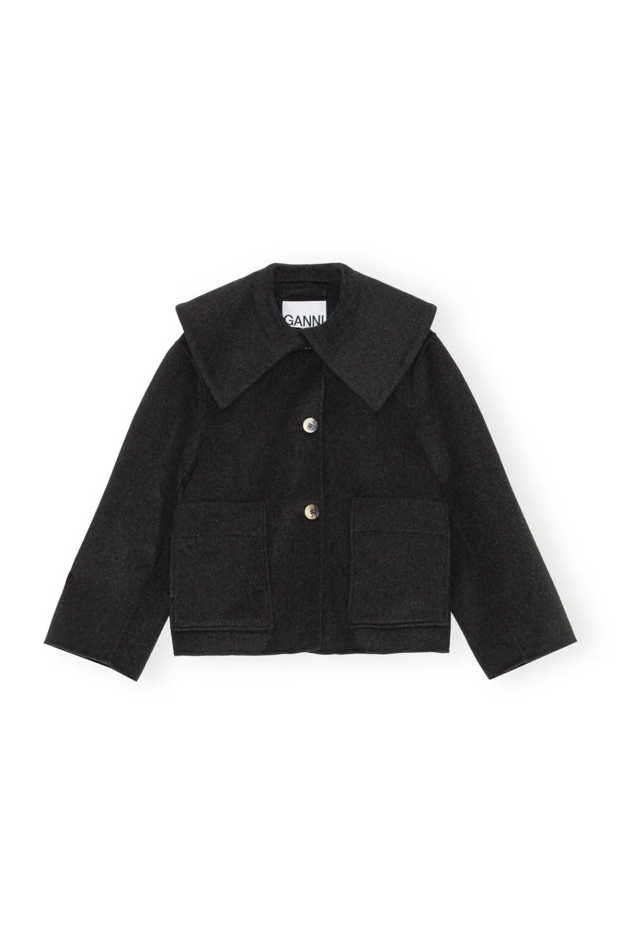Sale GANNI Wool Jacket Phantom